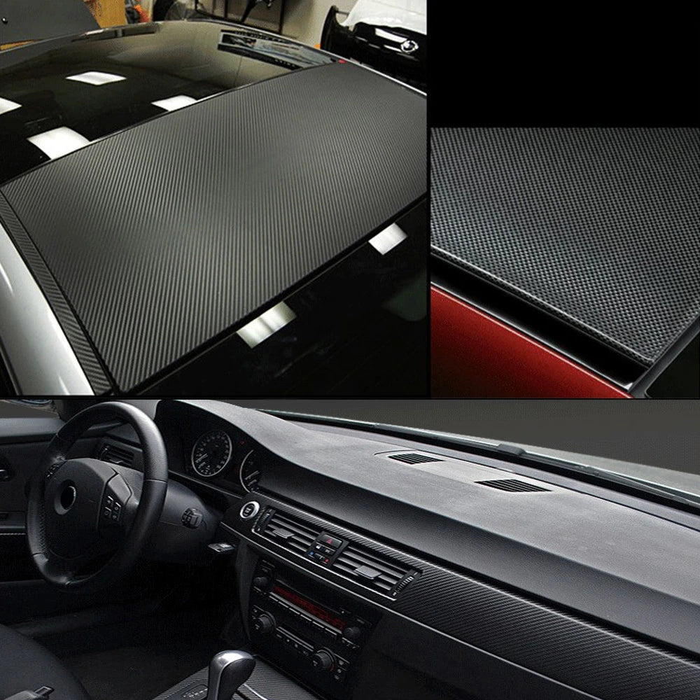 2D 3D 4D 5D 6D Carbon Fiber Vinyl Wrap Film  Waterproof Car Stickers Console Computer Laptop Skin Auto Motorcycle Accessories