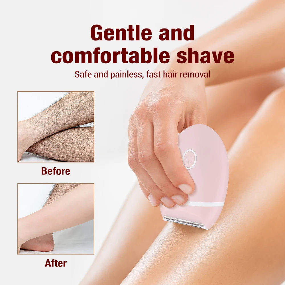 Women Electric Epilator Shaver Bikini Underarm Leg Face Hair Removal Trimmer Body Depilador Safe Shaving Machine Hair Removal