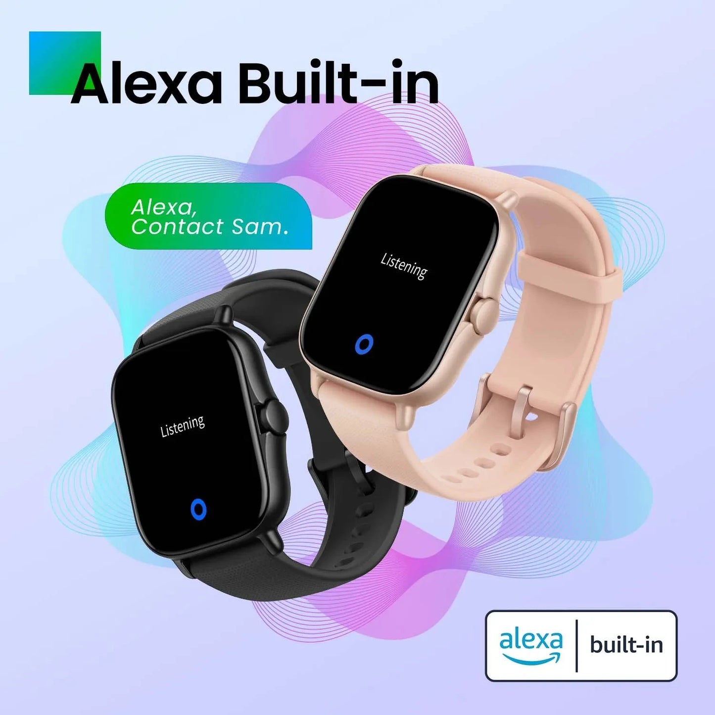 Amazfit GTS 2 Smartwatch All-round Health and Fitness Tracking Smart Watch Alexa Built-in For Android IOS Phone