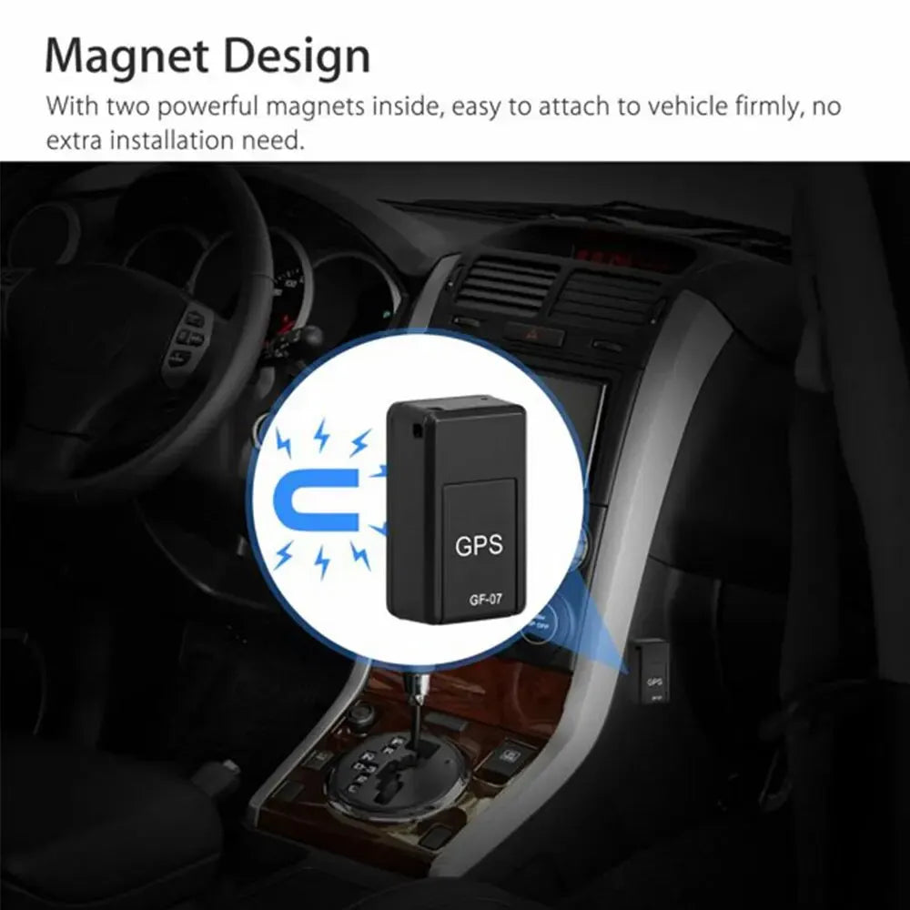 Mini Magnetic GF-07 GPS CarTracker Real Time Tracking Anti Theft Anti Locator Auto Strong Magnetic Mount SIM Message Positioner