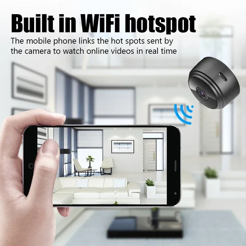 Mini WiFi A9 Camera 1080P HD Wireless Monitoring Security Protection Remote Monitor Video Surveillance Camcorders Smart Home