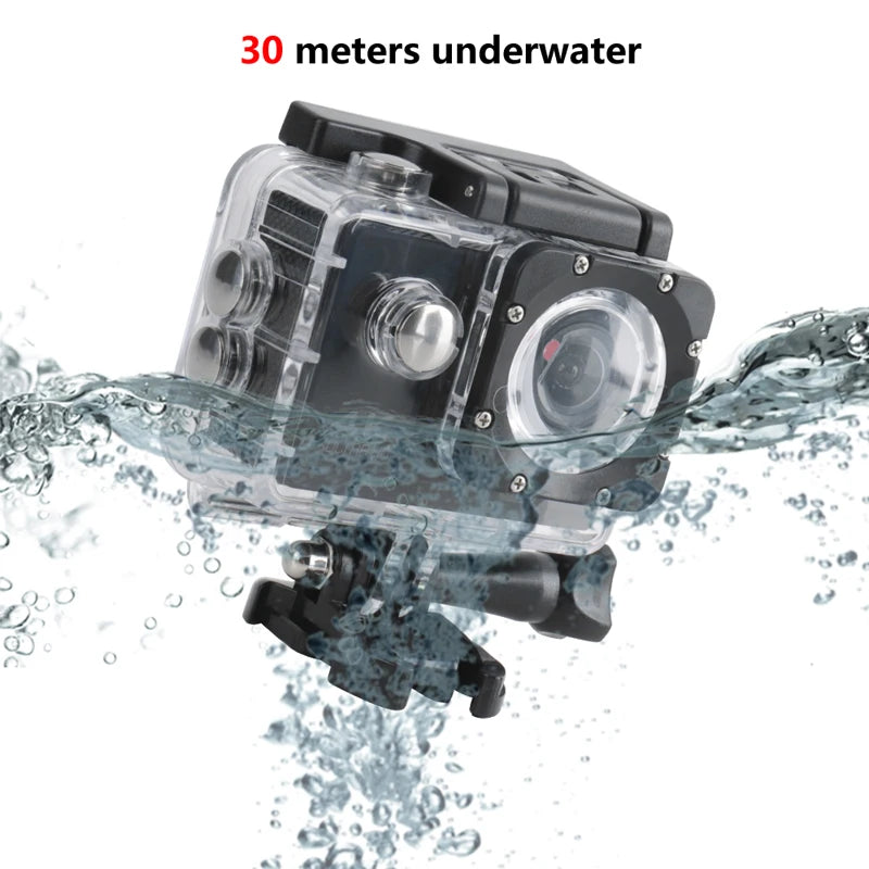 4K Action Camera 1080P/30FPS WiFi 2.0" 170D Underwater Waterproof Helmet Video Recording Camera Sports Cameras Outdoor Mini Cam