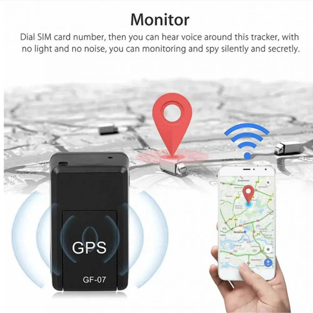 Mini Magnetic GF-07 GPS CarTracker Real Time Tracking Anti Theft Anti Locator Auto Strong Magnetic Mount SIM Message Positioner