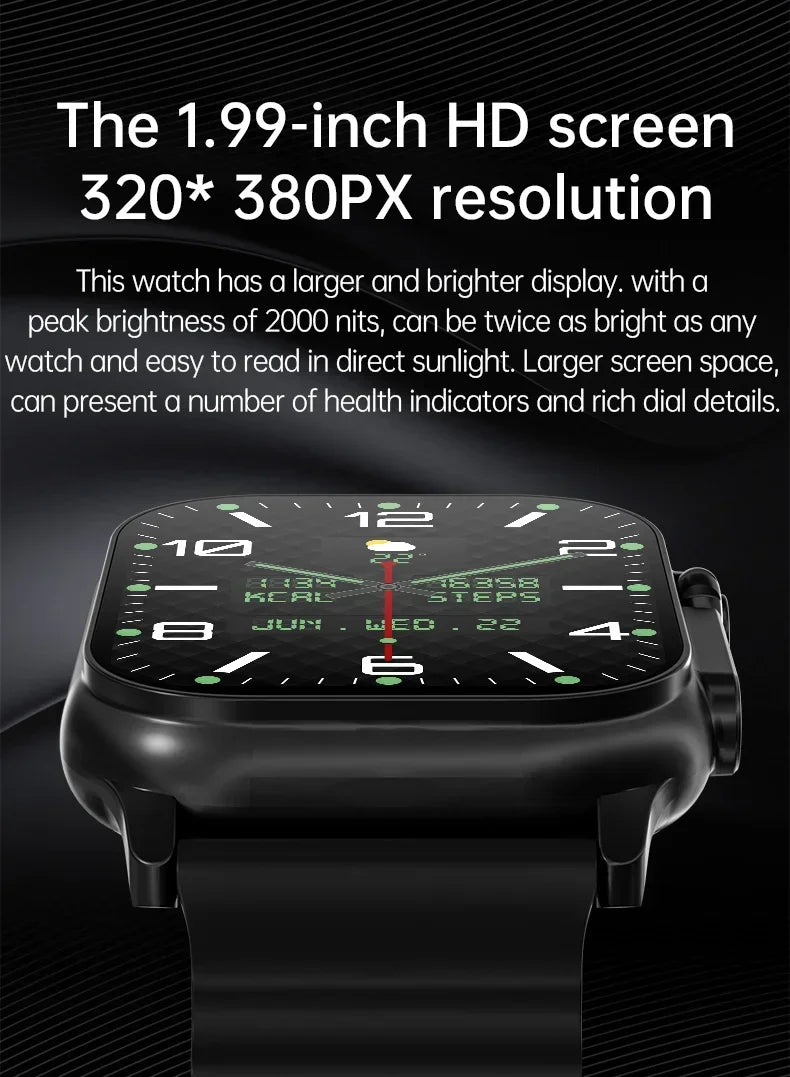 New Watch 10 Ultra Smart Watch 49mm 2024 New NFC Men Women GPS Track Bluetooth Call BT Music Games Wireless Charging Smartwatch