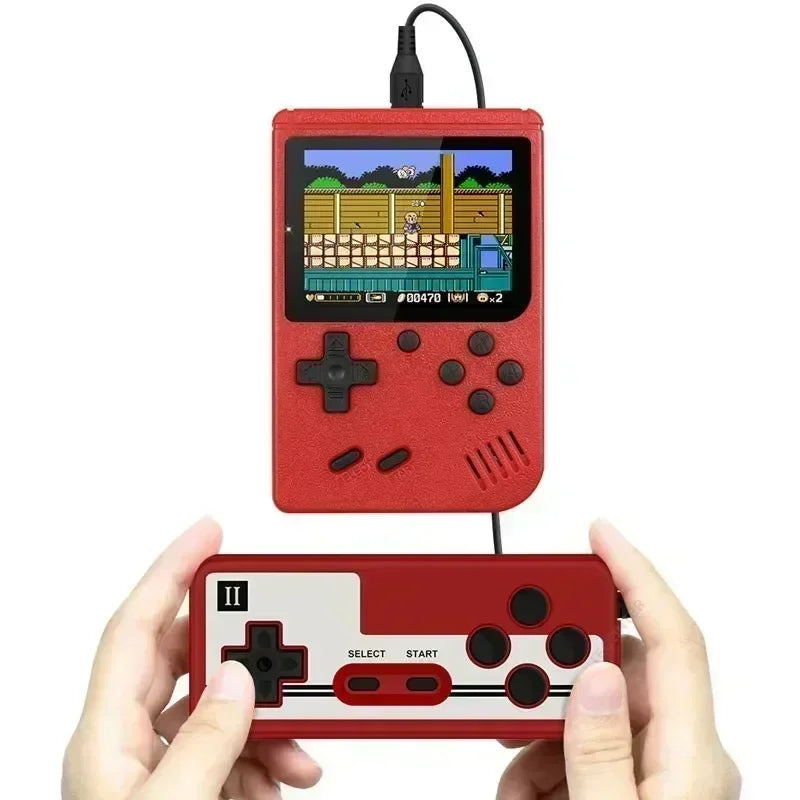 Retro Portable Mini Handheld Video Game Console 8-Bit 3.0 Inch LCD Color Kids Game Player Built-in 500 games For Kid Xmas Gift