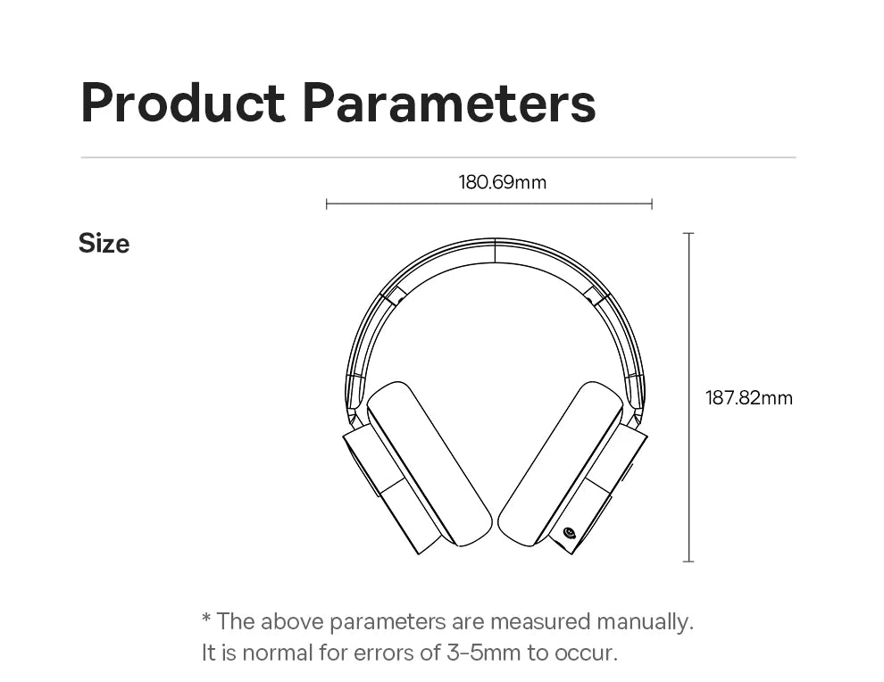 Baseus GH02 Gaming Wireless Headphone with Mic Over-Ear Headphones Bluetooth 5.3 40mm Driver 2.4G/Wireless/Cable RGB Headsets