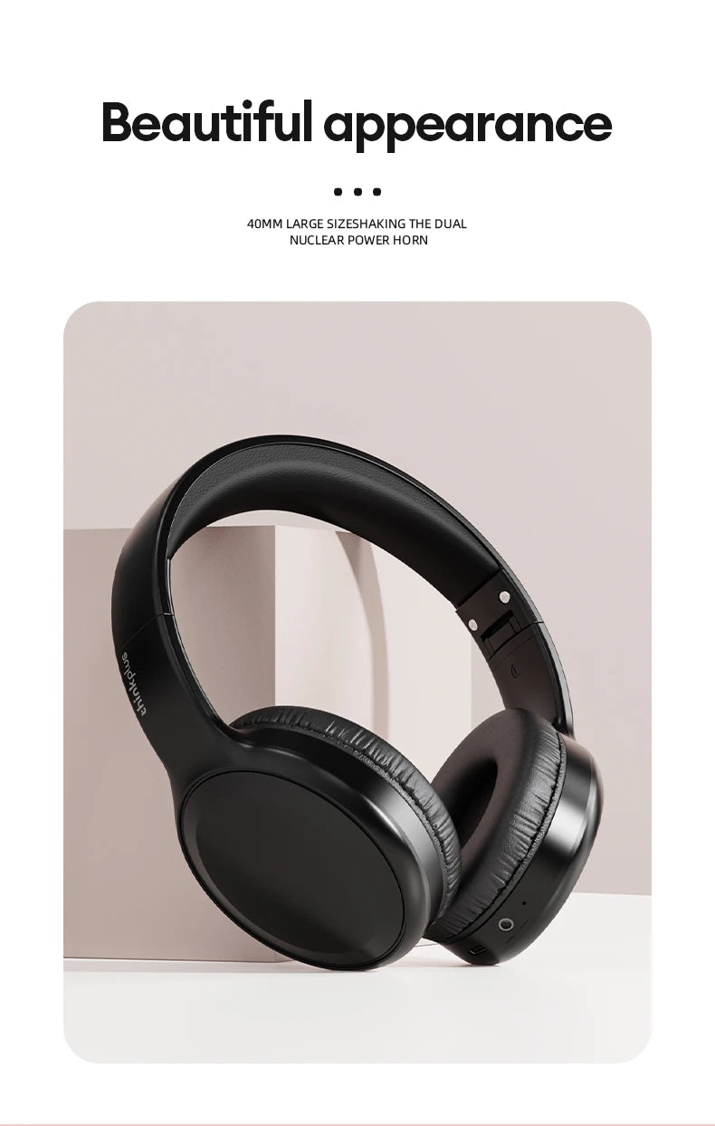 Lenovo TH30 Wireless Headphones Bluetooth 5.3 Earphones Foldable Gaming Headset Sport Headphone with Mic Music Earbuds 250mAh