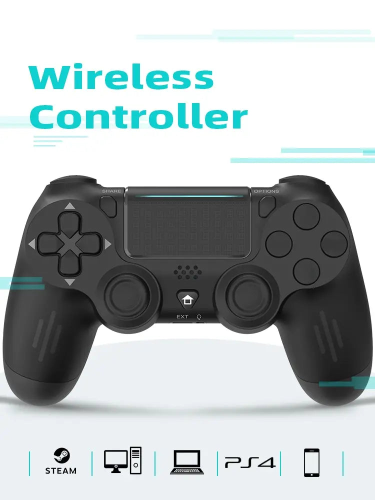 DATA FROG Bluetooth-Compatible Game Controller for PS4/Slim/Pro Wireless Gamepad For PC Dual Vibration Joystick For IOS/Android