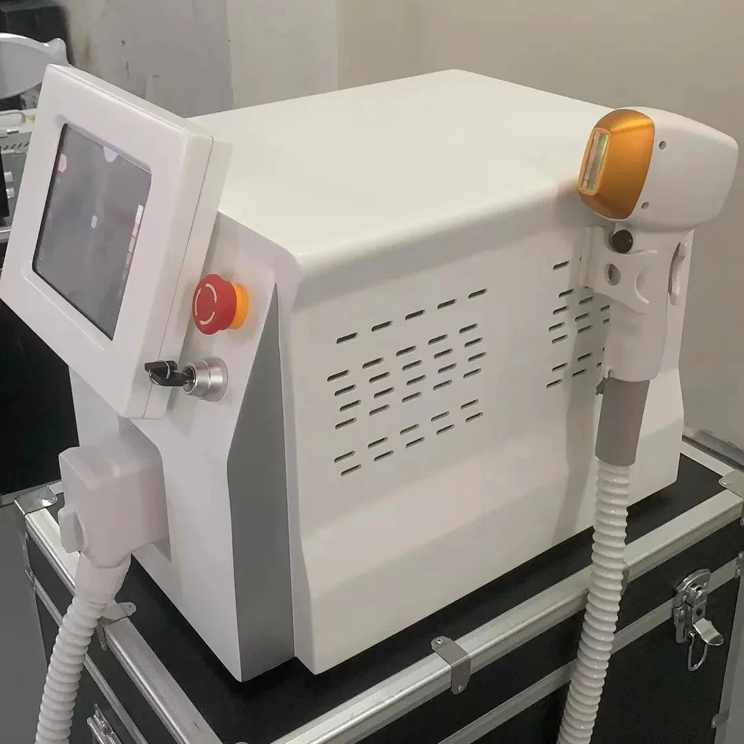 Professional 3-wave IPL diode ice titanium female hair removal machine 2024 portable 808 755 Alexander device permanent