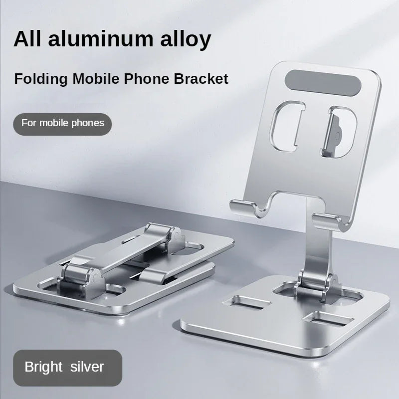 Universal All Aluminum Alloy Portable Tablet Holder For iPad Holder Tablet Stand Mount Adjustable Flexible Mobile Phone Stand