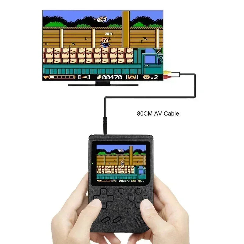 Retro Portable Mini Handheld Video Game Console 8-Bit 3.0 Inch LCD Color Kids Game Player Built-in 500 games For Kid Xmas Gift