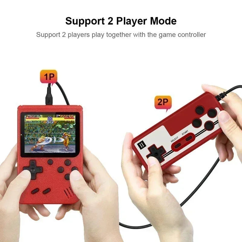 Retro Portable Mini Handheld Video Game Console 8-Bit 3.0 Inch LCD Color Kids Game Player Built-in 500 games For Kid Xmas Gift