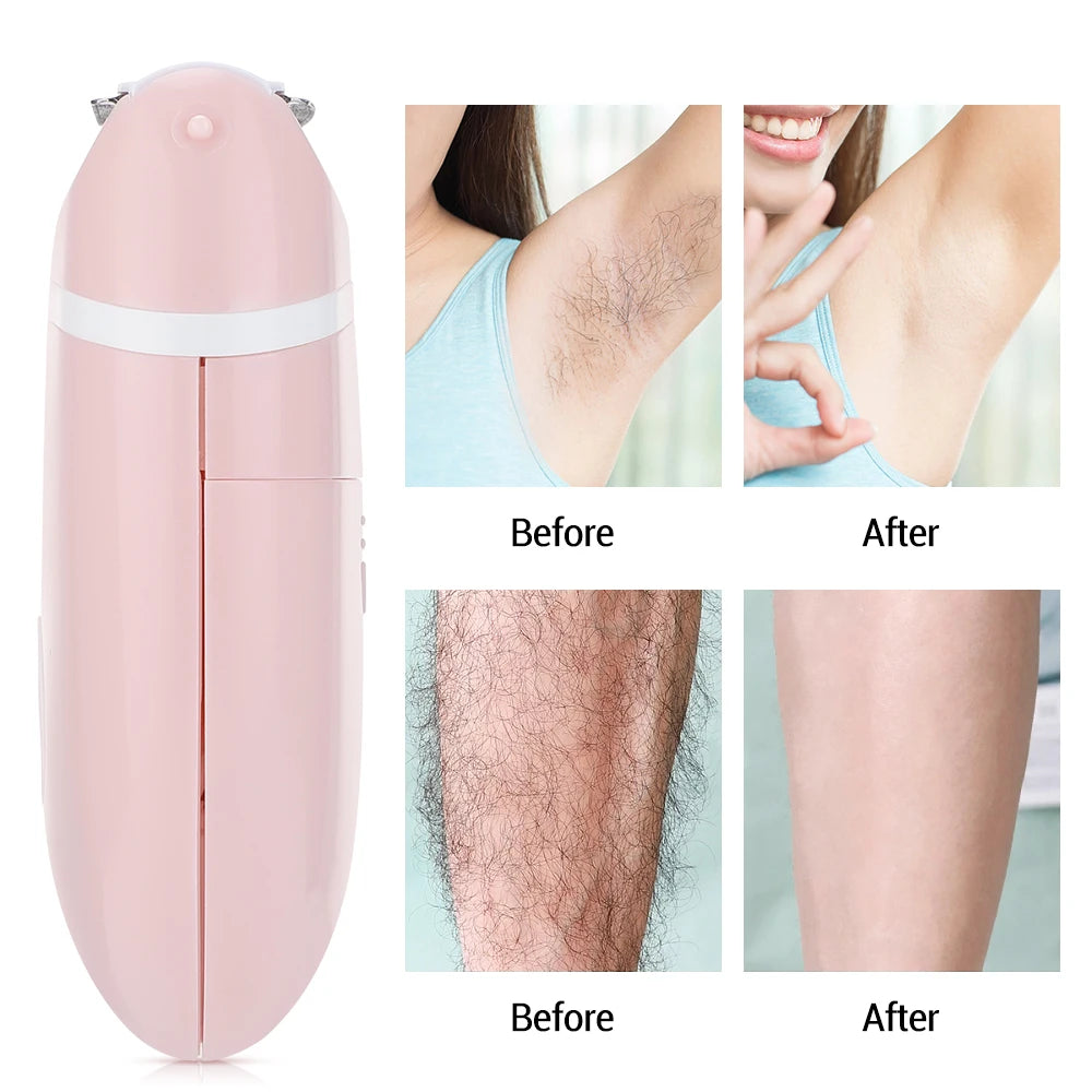 Women Electric Epilator Shaver Bikini Underarm Leg Face Hair Removal Trimmer Body Depilador Safe Shaving Machine Hair Removal