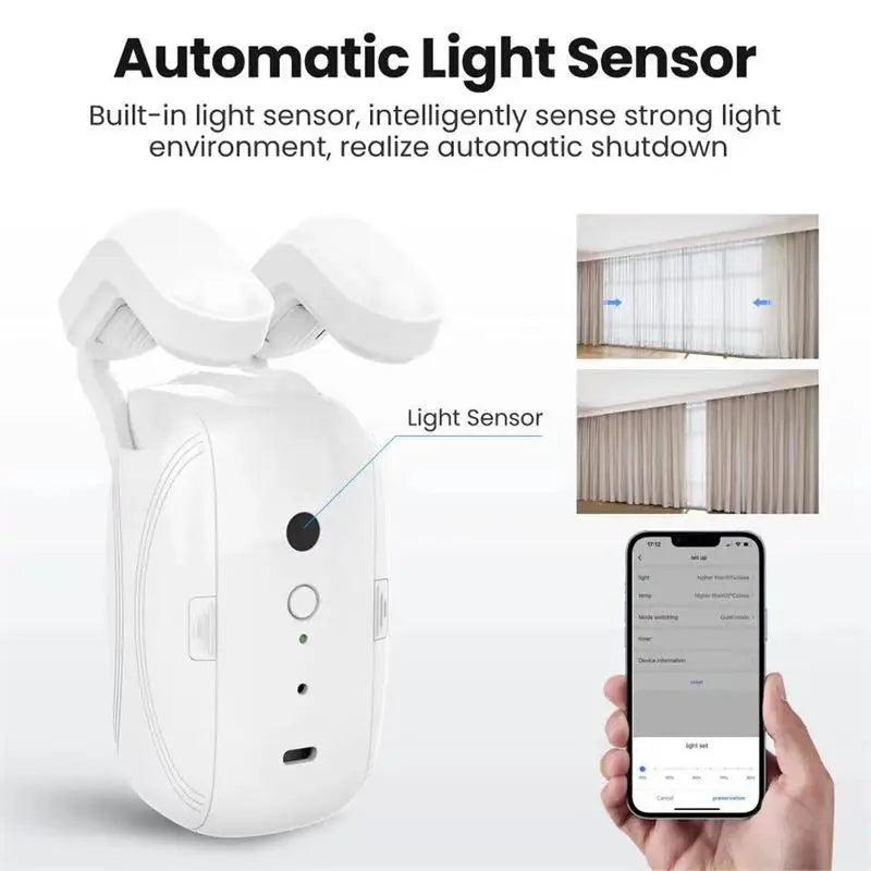 Smart Wireless Robot  Curtain Opener Voice Control